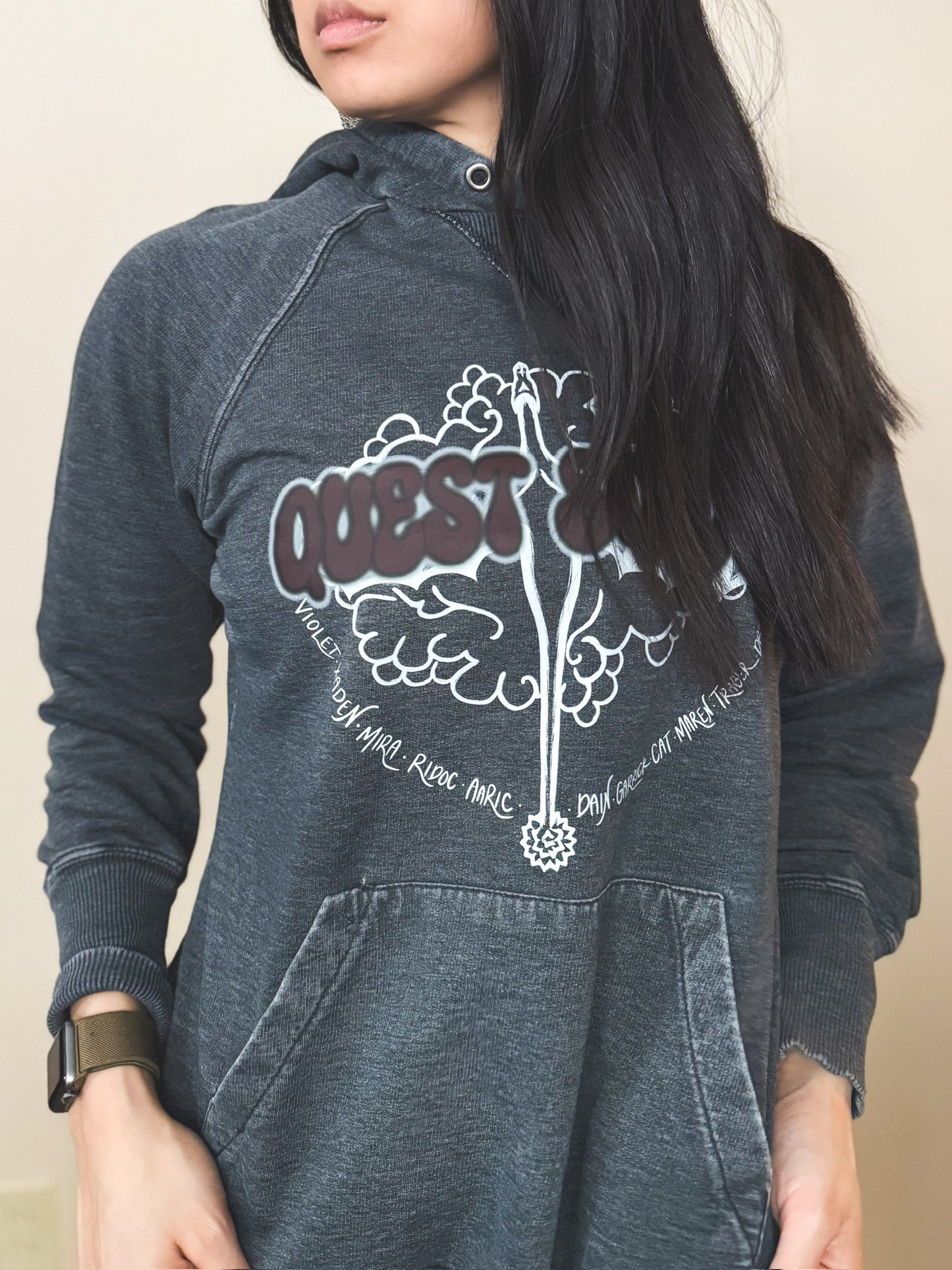 Thrifted - Large - "The Quest Squad"