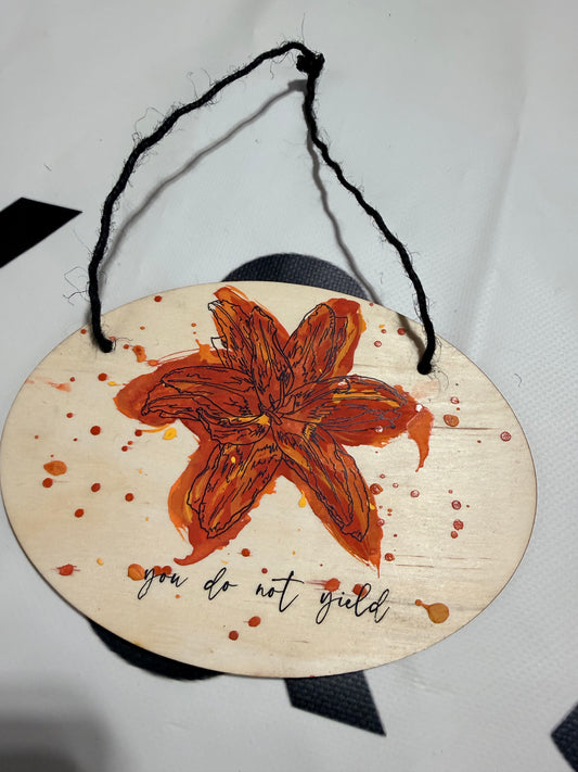 "The Kingsflame" wall hanging