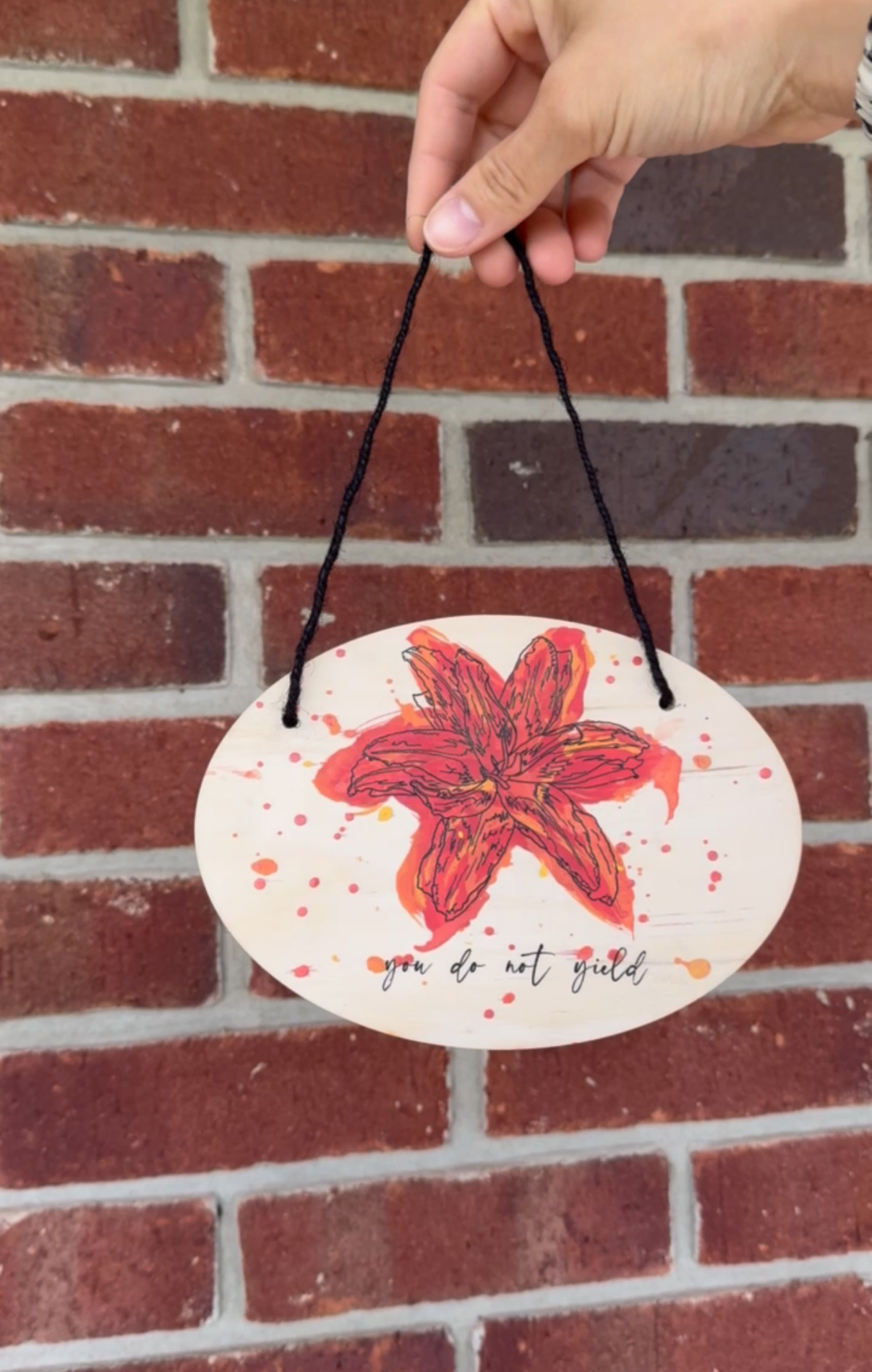 "The Kingsflame" wall hanging