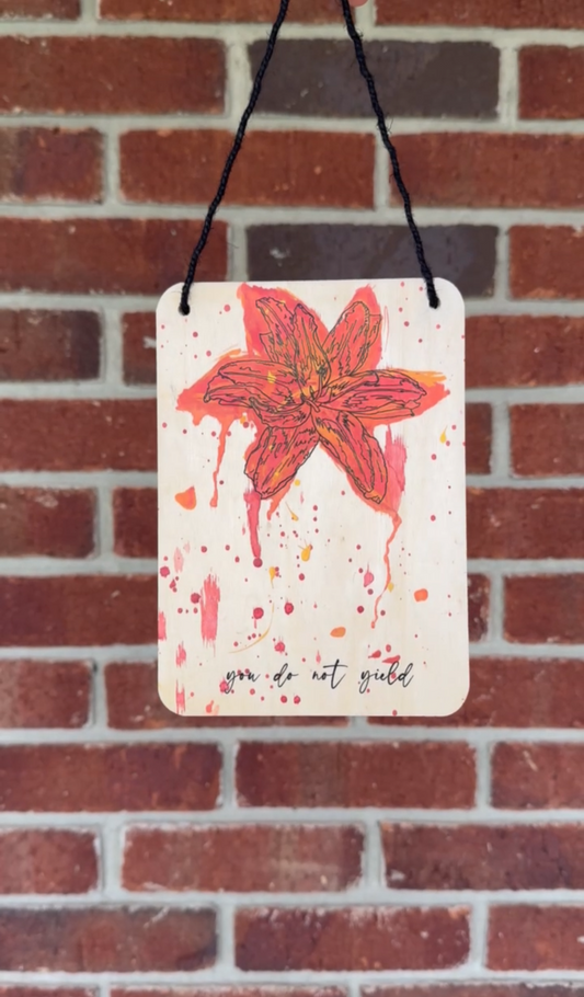 "The Kingsflame" wall hanging