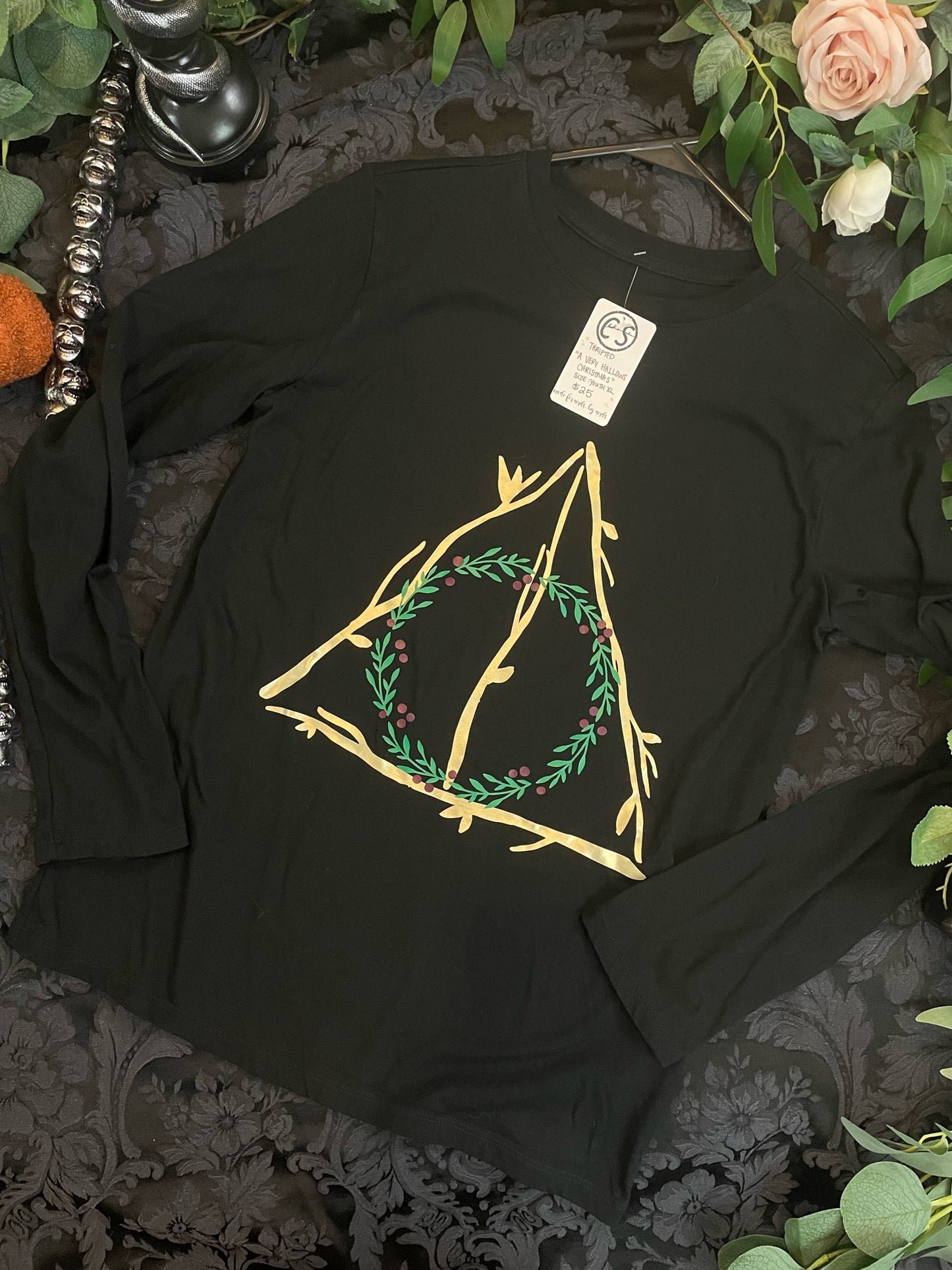 Thrifted - Youth XL - "A Very Hallows Christmas"
