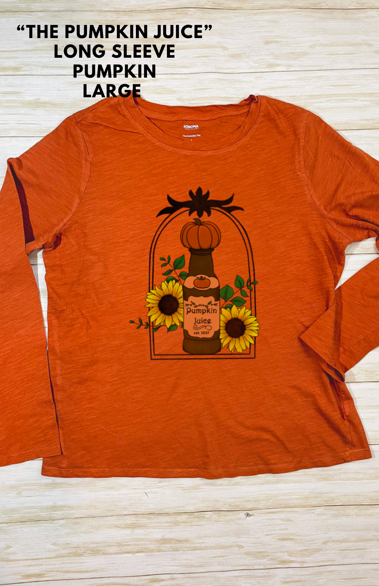 Thrifted - Large - "The Pumpkin Juice"